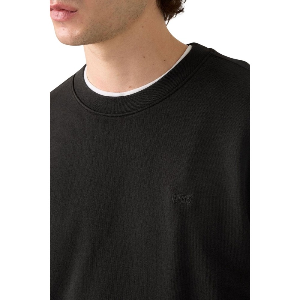 LEVIS THE ORIGINAL HM CREW ΜΠΛΟΥΖΑ ΦΟΥΤΕΡ ΑΝΔΡΙΚΗ BLACK