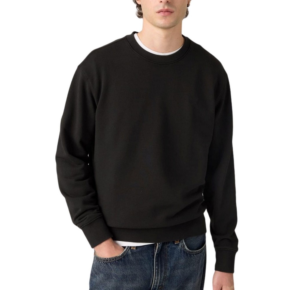 LEVIS THE ORIGINAL HM CREW ΜΠΛΟΥΖΑ ΦΟΥΤΕΡ ΑΝΔΡΙΚΗ BLACK