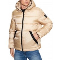 CALVIN KLEIN JEANS TRIM LW PADDED JACKET ΜΠΟΥΦΑΝ ΑΝΔΡΙΚΟ BEIGE