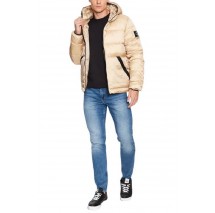 CALVIN KLEIN JEANS TRIM LW PADDED JACKET ΜΠΟΥΦΑΝ ΑΝΔΡΙΚΟ BEIGE