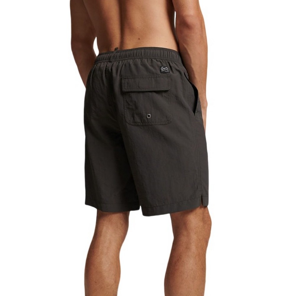 SUPERDRY D2 OVIN VINTAGE SWIMSHORT ΜΑΓΙΟ ΑΝΔΡΙΚΟ DARK GREY