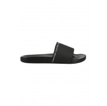 CALVIN KLEIN JEANS RUBBER POOL SLIDE ΠΑΝΤΟΦΛΑ ΓΥΝΑΙΚΕΙΑ BLACK