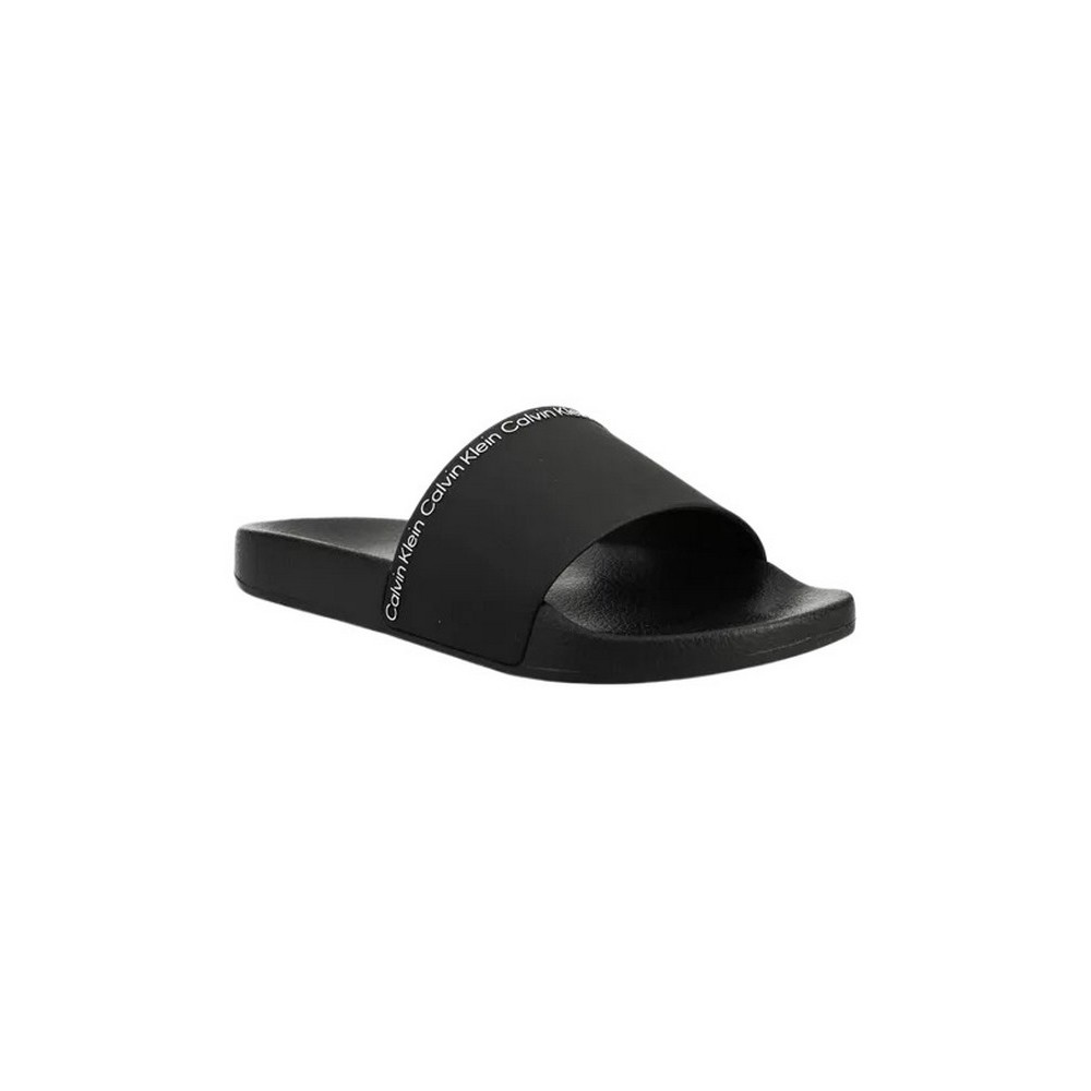 CALVIN KLEIN JEANS RUBBER POOL SLIDE ΠΑΝΤΟΦΛΑ ΓΥΝΑΙΚΕΙΑ BLACK