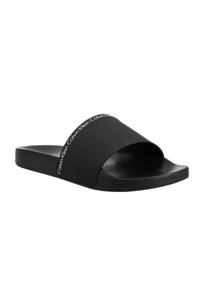 CALVIN KLEIN JEANS RUBBER POOL SLIDE ΠΑΝΤΟΦΛΑ ΓΥΝΑΙΚΕΙΑ BLACK