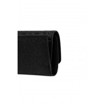 TOMMY HILFIGER DISTINCT TRIFOLD WALLET MONO ΠΟΡΤΟΦΟΛΙ ΓΥΝΑΙΚΕΙΟ BLACK