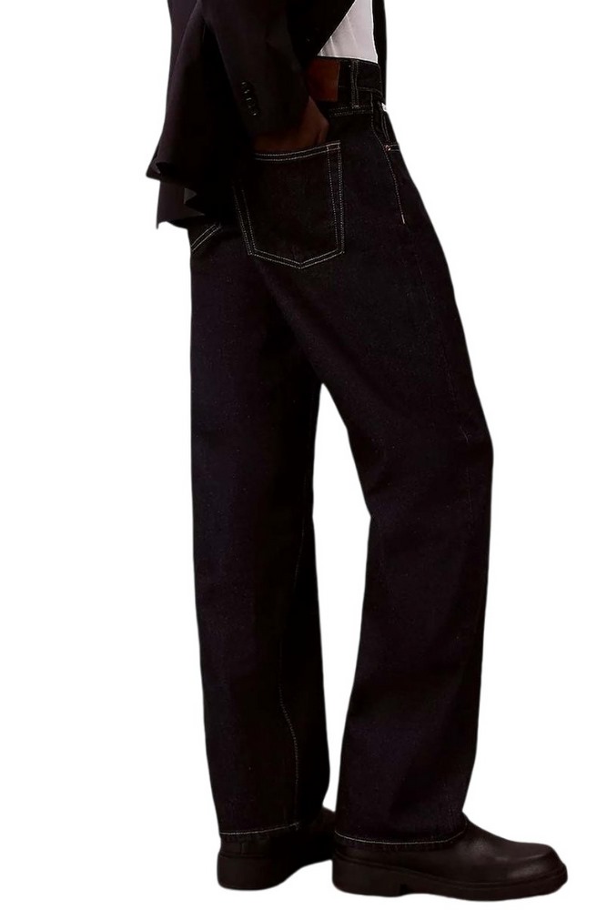 CALVIN KLEIN JEANS 90S STRAIGHT CK CLASSIC RINSE ΤΖΙΝ ΠΑΝΤΕΛΟΝΙ ΑΝΔΡΙΚΟ DENIM DARK