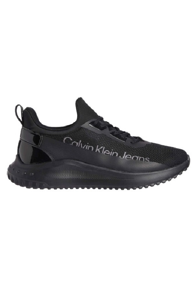 CALVIN KLEIN JEANS EVA RUN SLIPON LACE MIX IN LUM ΠΑΠΟΥΤΣΙ ΑΝΔΡΙΚΟ BLACK