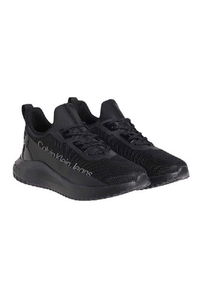 CALVIN KLEIN JEANS EVA RUN SLIPON LACE MIX IN LUM ΠΑΠΟΥΤΣΙ ΑΝΔΡΙΚΟ BLACK