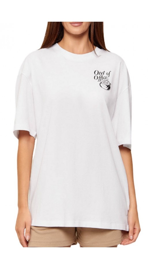 HUGO BOSS JERSEY OVERSIZED TEE B T-SHIRT ΜΠΛΟΥΖΑ ΓΥΝΑΙΚΕΙΑ WHITE