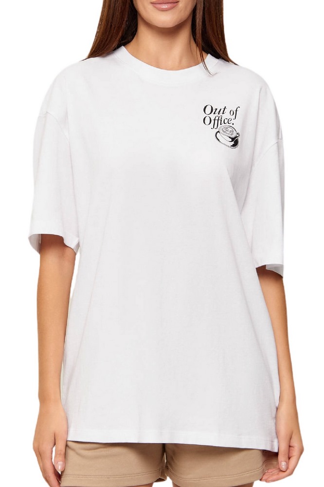 HUGO BOSS JERSEY OVERSIZED TEE B T-SHIRT ΜΠΛΟΥΖΑ ΓΥΝΑΙΚΕΙΑ WHITE