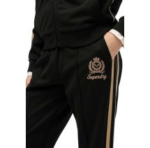 SUPERDRY D3 SDSW COUNTRY CLUB TRACK PANT ΦΟΡΜΑ ΠΑΝΤΕΛΟΝΙ ΓΥΝΑΙΚΕΙΟ BLACK