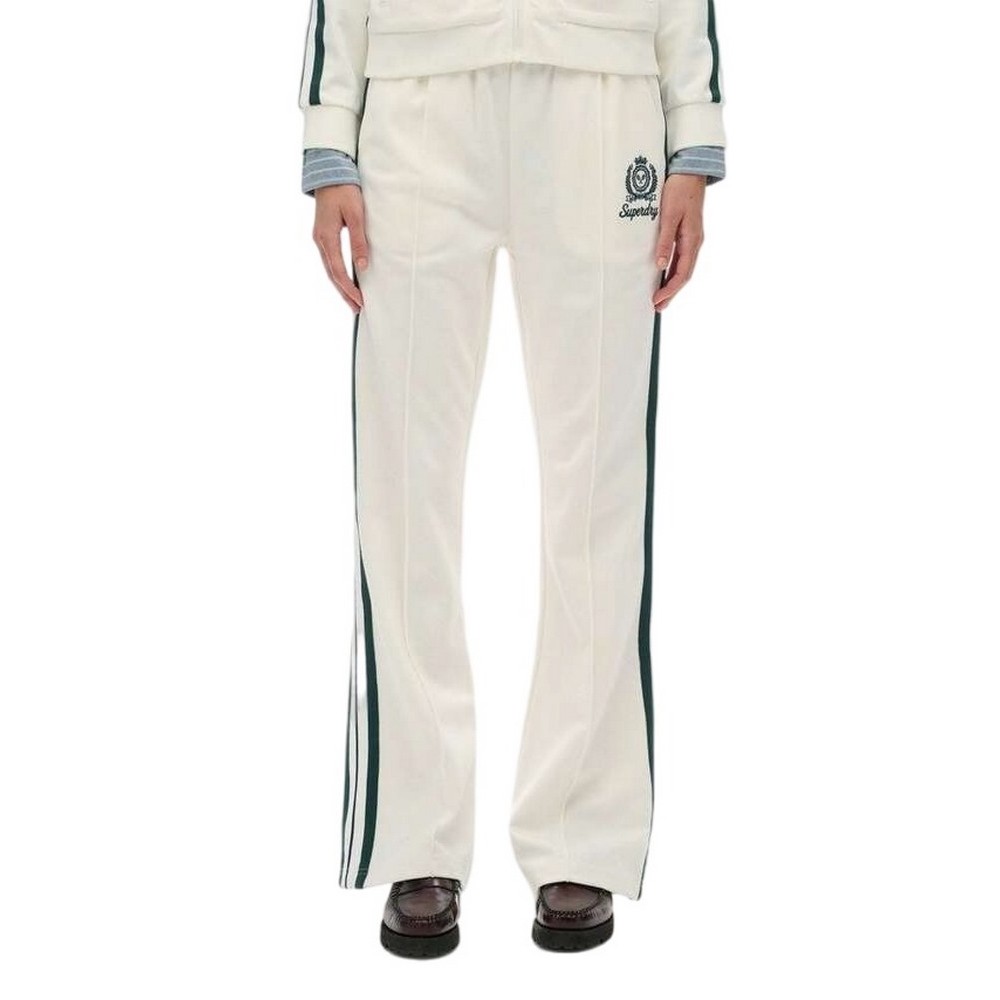 SUPERDRY D3 SDSW COUNTRY CLUB TRACK PANT ΦΟΡΜΑ ΠΑΝΤΕΛΟΝΙ ΓΥΝΑΙΚΕΙΟ OFF WHITE