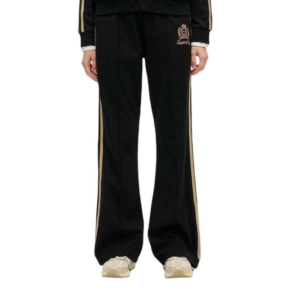 SUPERDRY D3 SDSW COUNTRY CLUB TRACK PANT ΦΟΡΜΑ ΠΑΝΤΕΛΟΝΙ ΓΥΝΑΙΚΕΙΟ BLACK