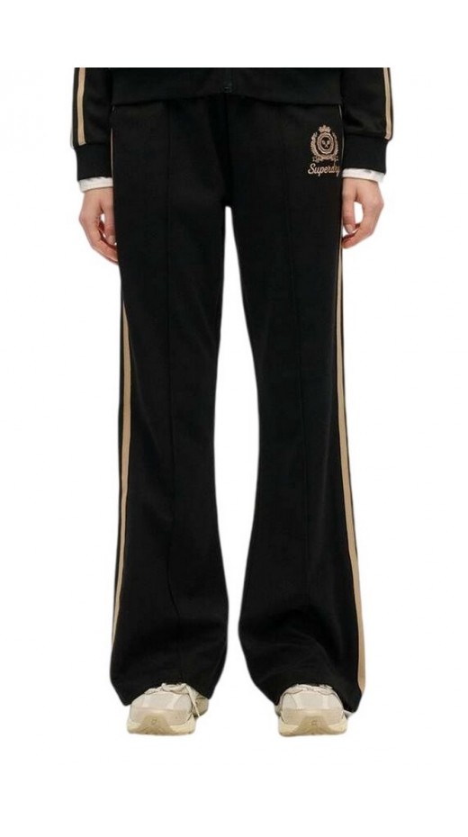 SUPERDRY D3 SDSW COUNTRY CLUB TRACK PANT ΦΟΡΜΑ ΠΑΝΤΕΛΟΝΙ ΓΥΝΑΙΚΕΙΟ BLACK