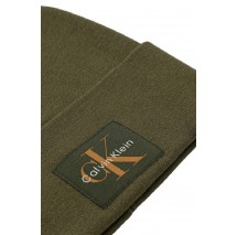 CALVIN KLEIN MONOLOGO PATCH BEANIE ΣΚΟΥΦΟΣ ΑΝΔΡΙΚΟΣ KHAKI