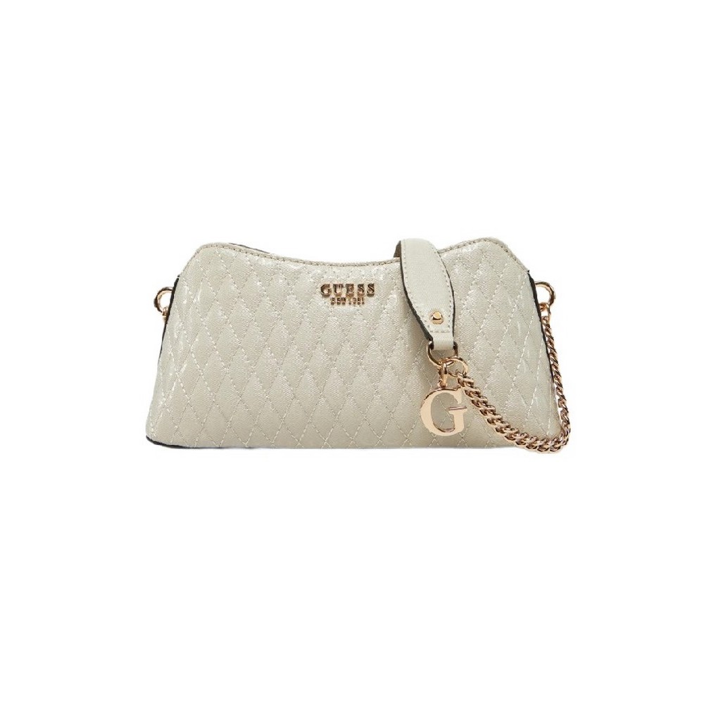 GUESS ISEMAY SHOULDER BAG ΤΣΑΝΤΑ ΓΥΝΑΙΚΕΙΑ OFF WHITE