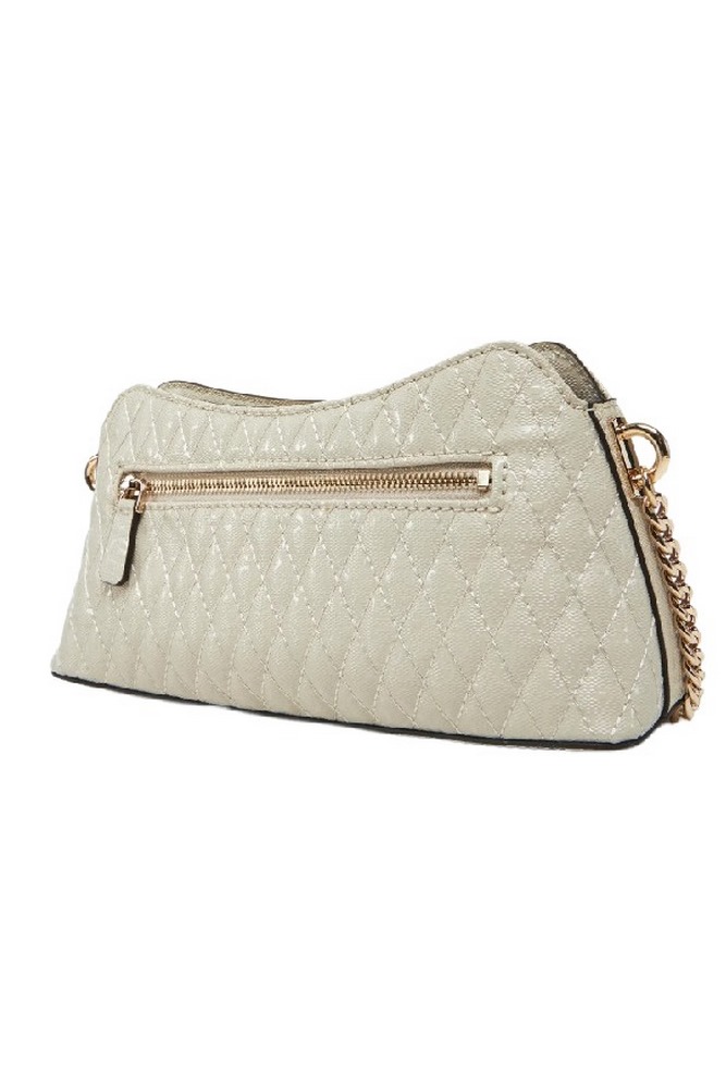 GUESS ISEMAY SHOULDER BAG ΤΣΑΝΤΑ ΓΥΝΑΙΚΕΙΑ OFF WHITE