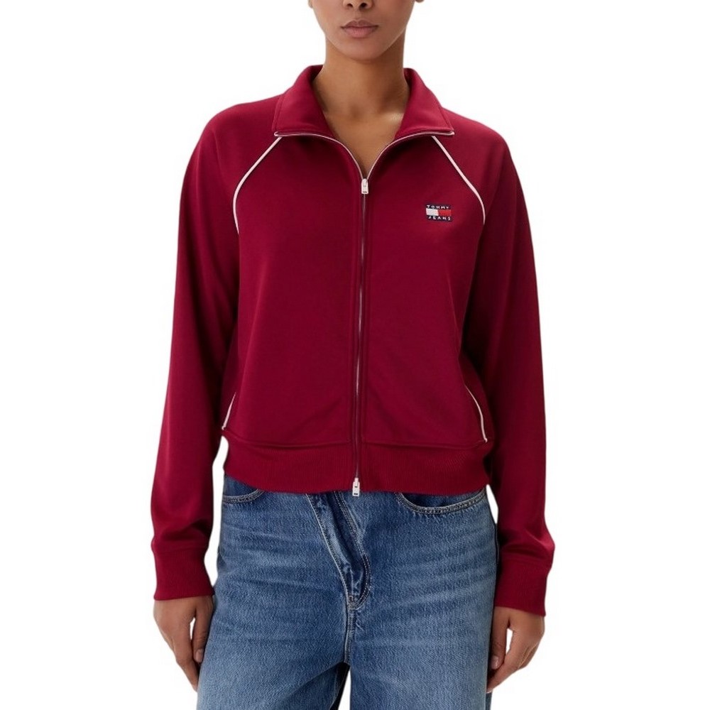 TOMMY JEANS BADGE TRACK JACKET EXT ΖΑΚΕΤΑ ΓΥΝΑΙΚΕΙΑ WINE