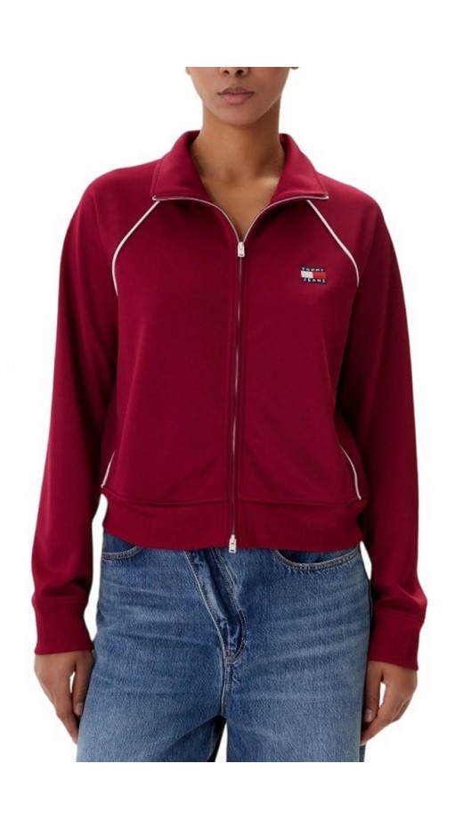 TOMMY JEANS BADGE TRACK JACKET EXT ΖΑΚΕΤΑ ΓΥΝΑΙΚΕΙΑ WINE