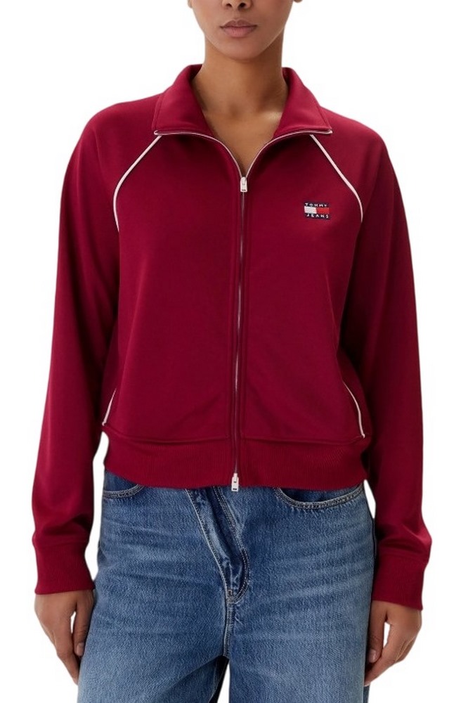 TOMMY JEANS BADGE TRACK JACKET EXT ΖΑΚΕΤΑ ΓΥΝΑΙΚΕΙΑ WINE
