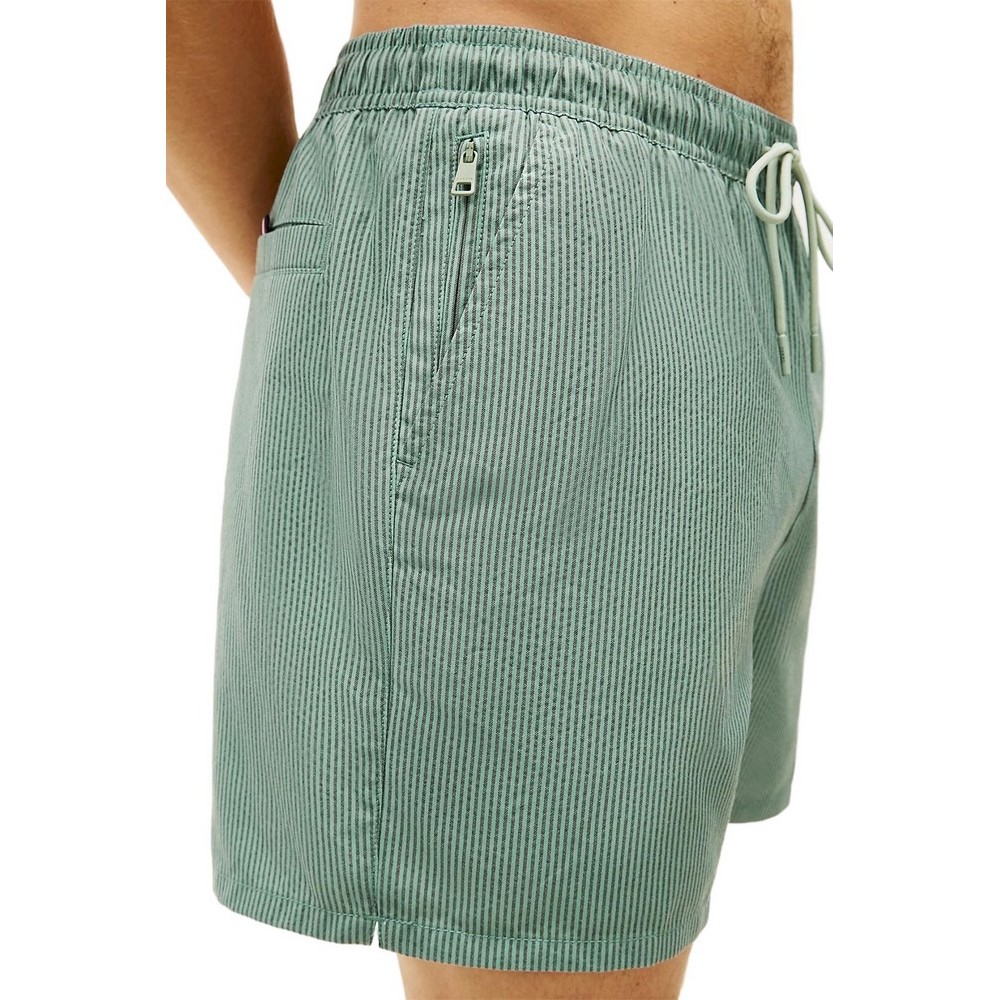 TOMMY HILFIGER MEDIUM DRAWSTRING ITHACA ZIP ΜΑΓΙΟ ΑΝΔΡΙΚΟ MINT
