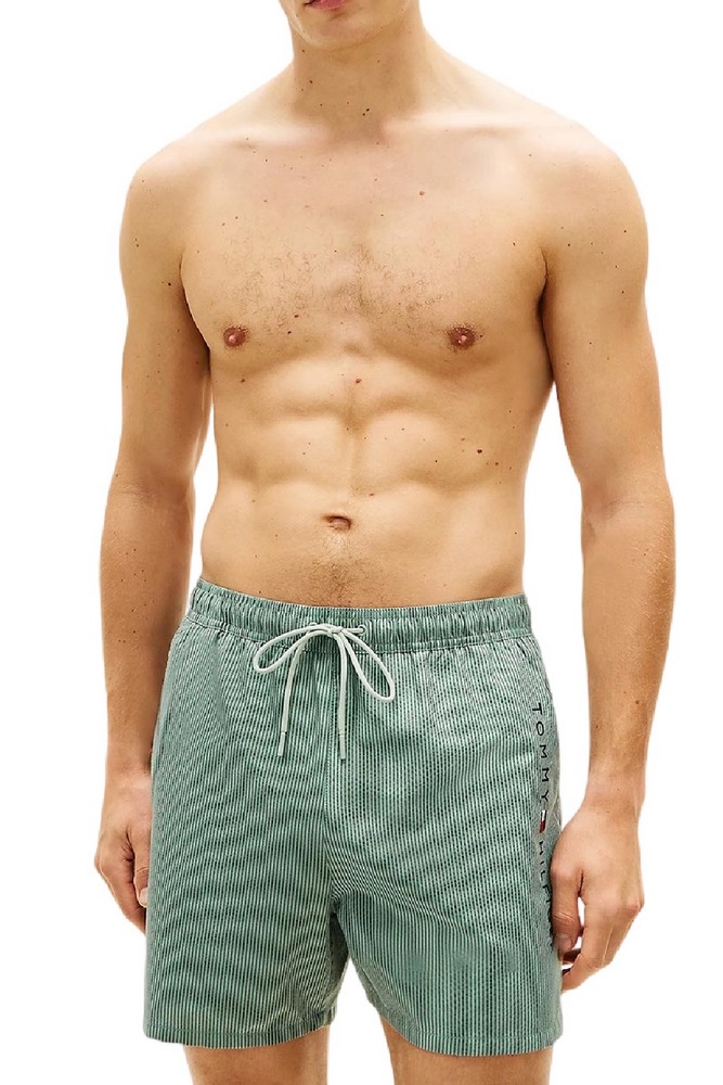 TOMMY HILFIGER MEDIUM DRAWSTRING ITHACA ZIP ΜΑΓΙΟ ΑΝΔΡΙΚΟ MINT
