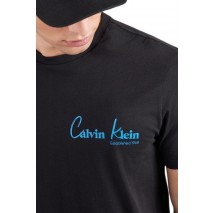 CALVIN KLEIN JEANS 30S EU WHOLESALE JEANS GRAPHICS T-SHIRT ΜΠΛΟΥΖΑ ΑΝΔΡΙΚΗ BLACK