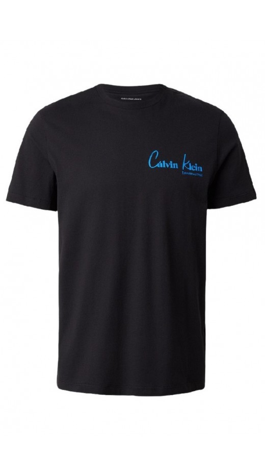CALVIN KLEIN JEANS 30S EU WHOLESALE JEANS GRAPHICS T-SHIRT ΜΠΛΟΥΖΑ ΑΝΔΡΙΚΗ BLACK
