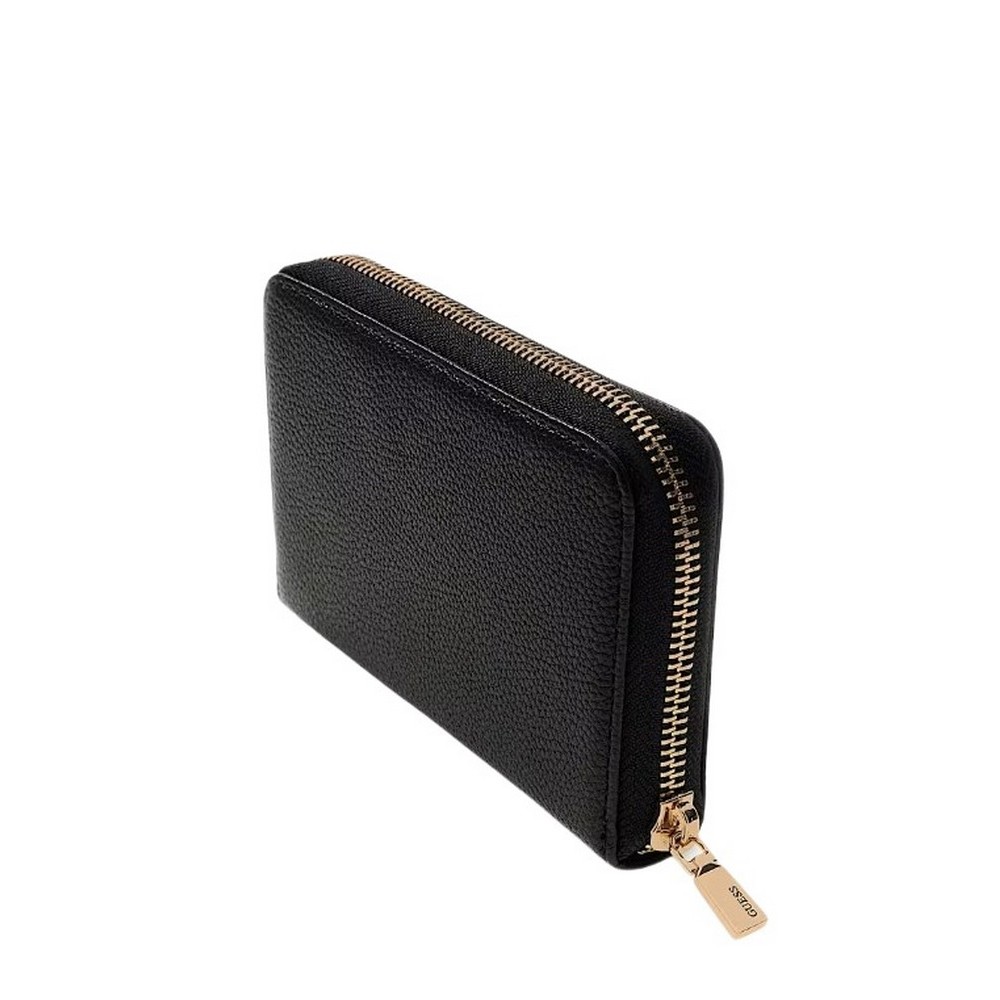 GUESS YESBA SLG MEDIUM ZIP AROUND ΠΟΡΤΟΦΟΛΙ ΓΥΝΑΙΚΕΙΟ BLACK