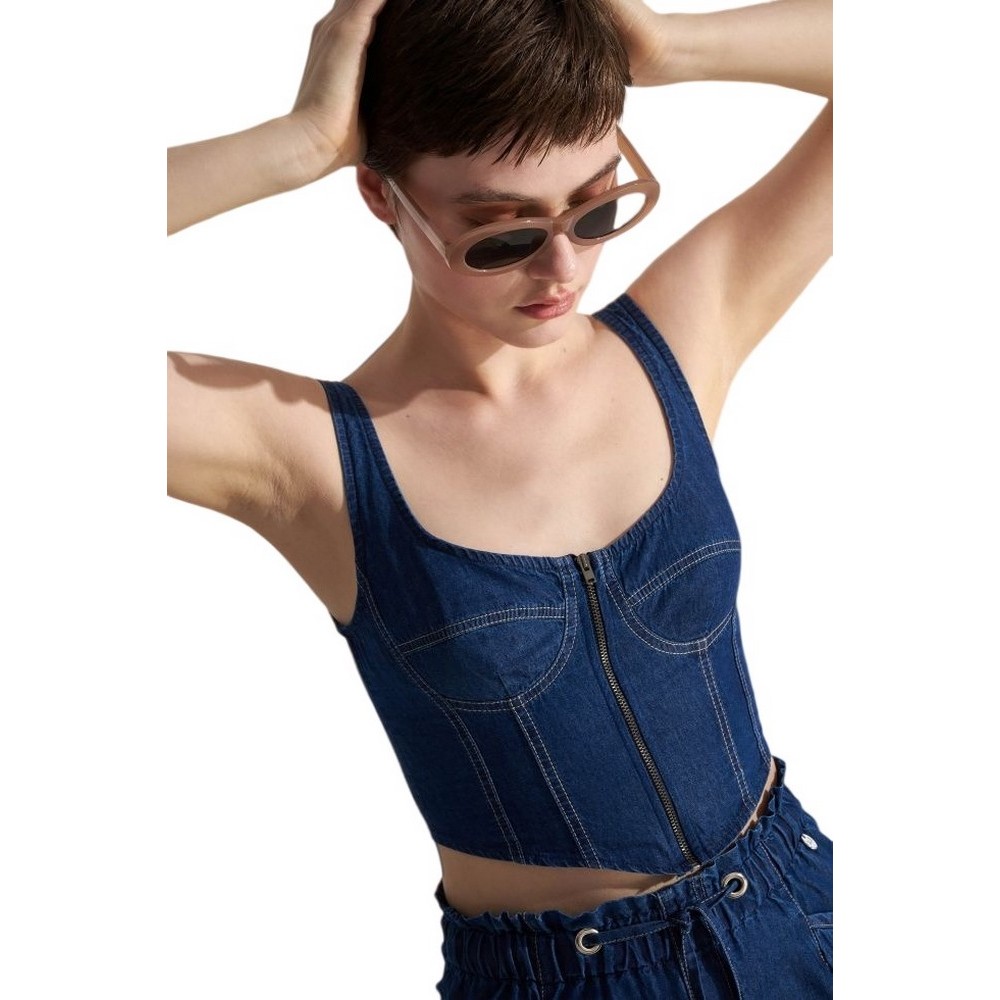 ALE TOP ΓΥΝΑΙΚΕΙΟ BLUΕ DENIM