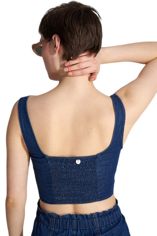 ALE TOP ΓΥΝΑΙΚΕΙΟ BLUΕ DENIM