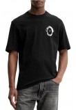HUGO BOSS JERSEY NOFSHIX T-SHIRT ΜΠΛΟΥΖΑ ΑΝΔΡΙΚΗ BLACK
