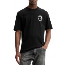 HUGO BOSS JERSEY NOFSHIX T-SHIRT ΜΠΛΟΥΖΑ ΑΝΔΡΙΚΗ BLACK