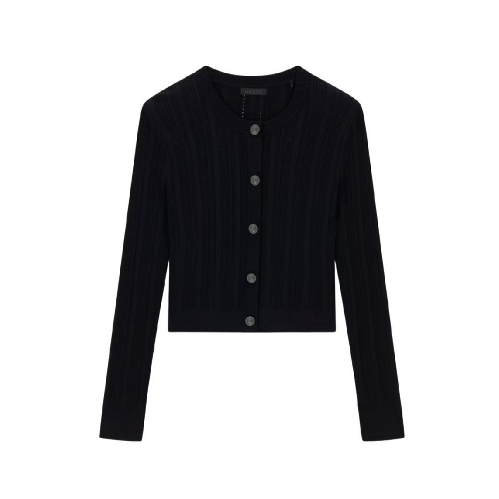 GUESS CN CARMEN CARDI SWTR ΖΑΚΕΤΑ ΓΥΝΑΙΚΕΙΑ BLACK