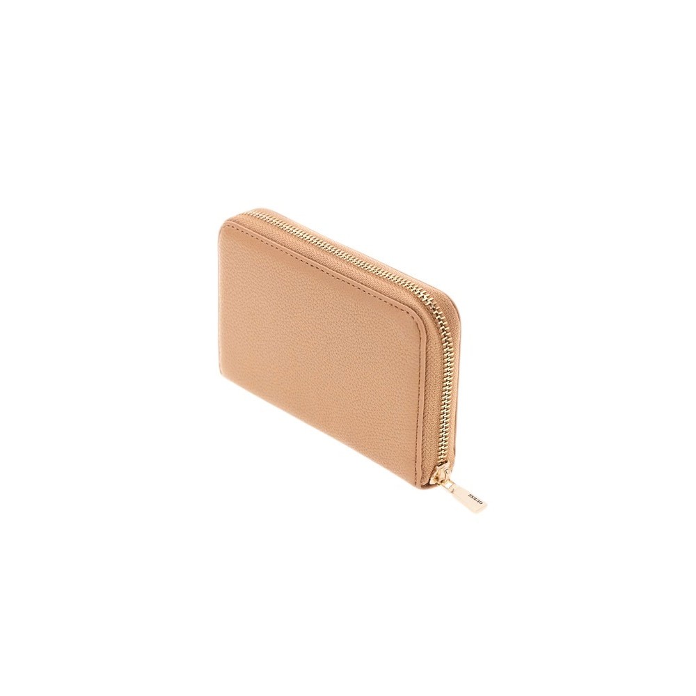 GUESS ISOLA SLG MEDIUM ZIP AROUND ΠΟΡΤΟΦΟΛΙ ΓΥΝΑΙΚΕΙΟ BEIGE