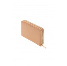 GUESS ISOLA SLG MEDIUM ZIP AROUND ΠΟΡΤΟΦΟΛΙ ΓΥΝΑΙΚΕΙΟ BEIGE