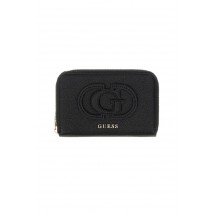 GUESS ISOLA SLG MEDIUM ZIP AROUND ΠΟΡΤΟΦΟΛΙ ΓΥΝΑΙΚΕΙΟ BLACK