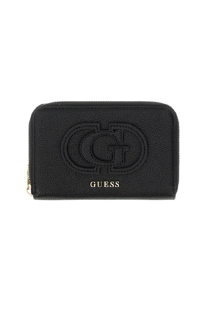 GUESS ISOLA SLG MEDIUM ZIP AROUND ΠΟΡΤΟΦΟΛΙ ΓΥΝΑΙΚΕΙΟ BLACK