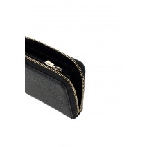 GUESS ISOLA SLG MEDIUM ZIP AROUND ΠΟΡΤΟΦΟΛΙ ΓΥΝΑΙΚΕΙΟ BLACK