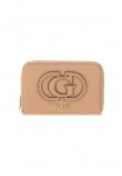 GUESS ISOLA SLG MEDIUM ZIP AROUND ΠΟΡΤΟΦΟΛΙ ΓΥΝΑΙΚΕΙΟ BEIGE
