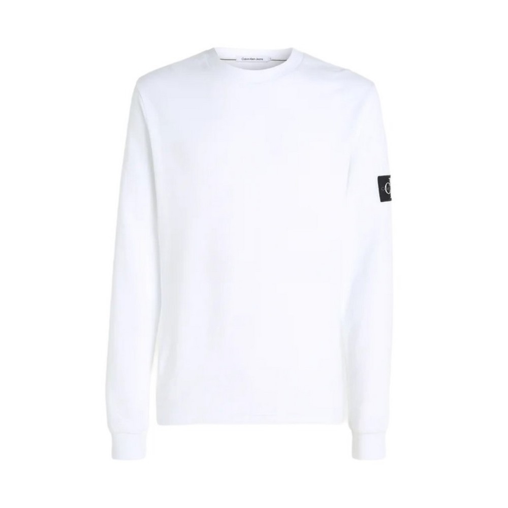 CALVIN KLEIN JEANS WAFFLE LS TEE ΜΠΛΟΥΖΑ ΑΝΔΡΙΚΗ BRIGHT WHITE