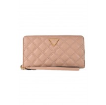 GUESS GIULLY SLG CHEQUE ORGANIZER ΠΟΡΤΟΦΟΛΙ ΓΥΝΑΙΚΕΙΟ BEIGE