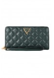 GUESS GIULLY SLG CHEQUE ORGANIZER ΠΟΡΤΟΦΟΛΙ ΓΥΝΑΙΚΕΙΟ GREEN