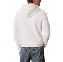 CALVIN KLEIN JEANS LS 350FLEECE SPW GRAPHIC ΦΟΥΤΕΡ ΜΠΛΟΥΖΑ ΑΝΔΡΙΚΗ WHITE