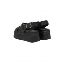 TOMMY JEANS WEDGE SANDAL ΠΕΔΙΛΟ ΓΥΝΑΙΚΕΙΟ BLACK