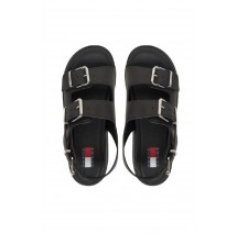 TOMMY JEANS WEDGE SANDAL ΠΕΔΙΛΟ ΓΥΝΑΙΚΕΙΟ BLACK