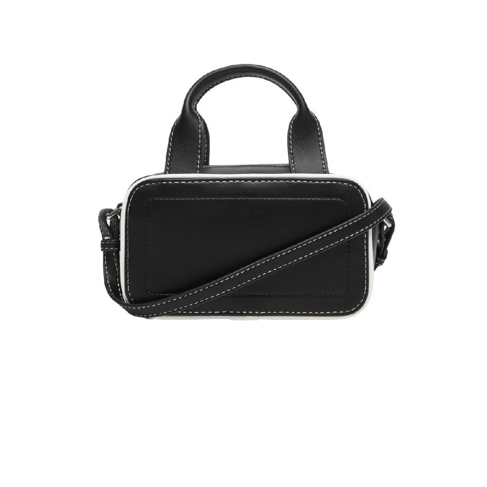 CALVIN KLEIN CONTRAST CK MINI BAULETTO BAG ΤΣΑΝΤΑ ΓΥΝΑΙΚΕΙΑ BLACK