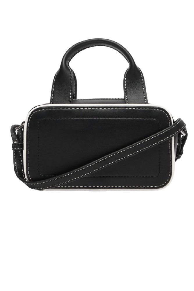 CALVIN KLEIN CONTRAST CK MINI BAULETTO BAG ΤΣΑΝΤΑ ΓΥΝΑΙΚΕΙΑ BLACK