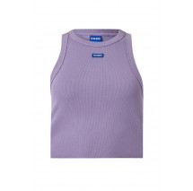 HUGO BOSS JERSEY TOP BABY TANK B ΤΟΠ ΜΠΛΟΥΖΑ ΓΥΝΑΙΚΕΙΑ PURPLE