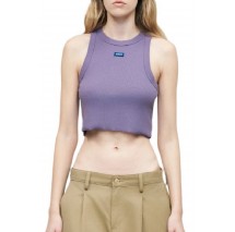 HUGO BOSS JERSEY TOP BABY TANK B ΤΟΠ ΜΠΛΟΥΖΑ ΓΥΝΑΙΚΕΙΑ PURPLE